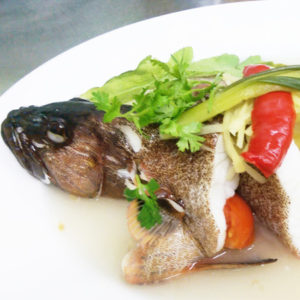 Teochew Steamed Grouper (潮州蒸石斑鱼)